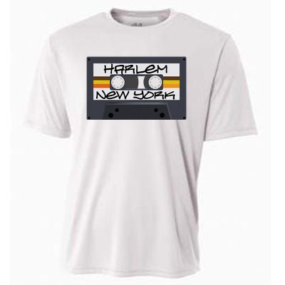 Harlem New York Cassette Tape Cooling Performance Crew T-Shirt