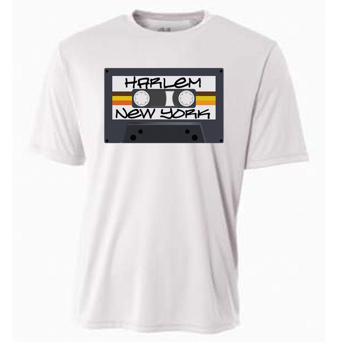 Harlem New York Cassette Tape Cooling Performance Crew T-Shirt