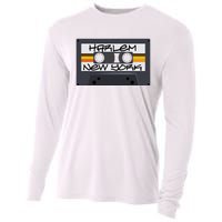 Harlem New York Cassette Tape Cooling Performance Long Sleeve Crew