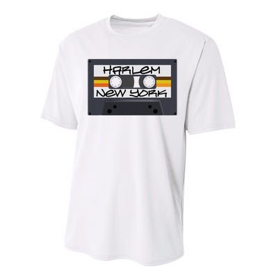 Harlem New York Cassette Tape Performance Sprint T-Shirt