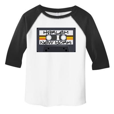 Harlem New York Cassette Tape Toddler Fine Jersey T-Shirt