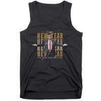 Happy New Year 2025 Funny DaddyS Home Trump New Year Tank Top