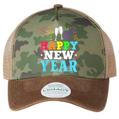 Happy New Year Legacy Tie Dye Trucker Hat