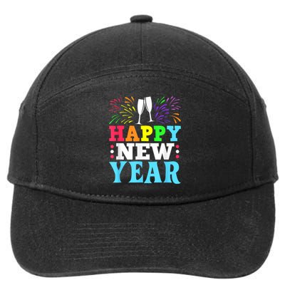 Happy New Year 7-Panel Snapback Hat