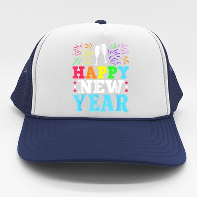 Happy New Year Trucker Hat