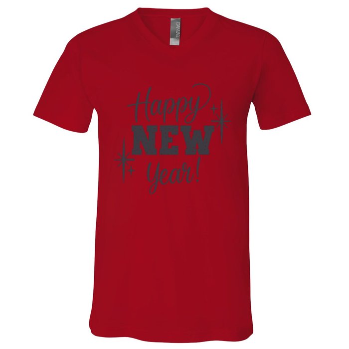 Happy New Year Holiday 2025 V-Neck T-Shirt