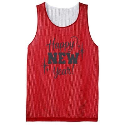 Happy New Year Holiday 2025 Mesh Reversible Basketball Jersey Tank