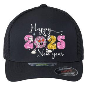 Happy New Year 2025 Party Family Matching Flexfit Unipanel Trucker Cap