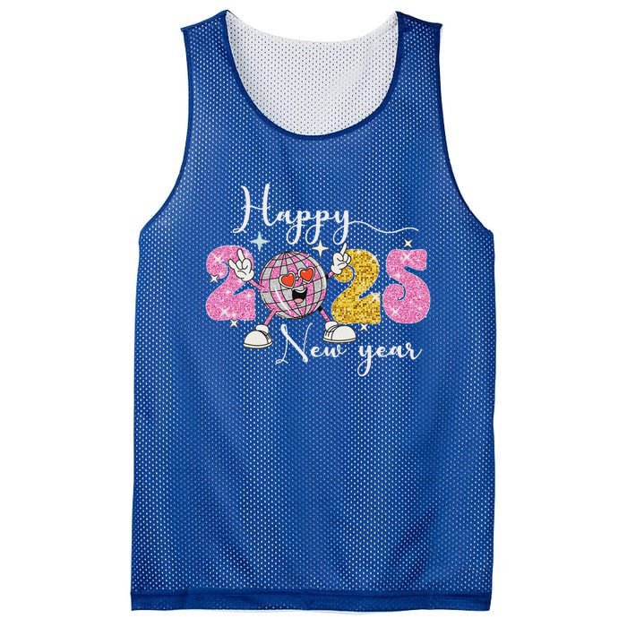 Happy New Year 2025 Party Family Matching Mesh Reversible Basketball Jersey Tank