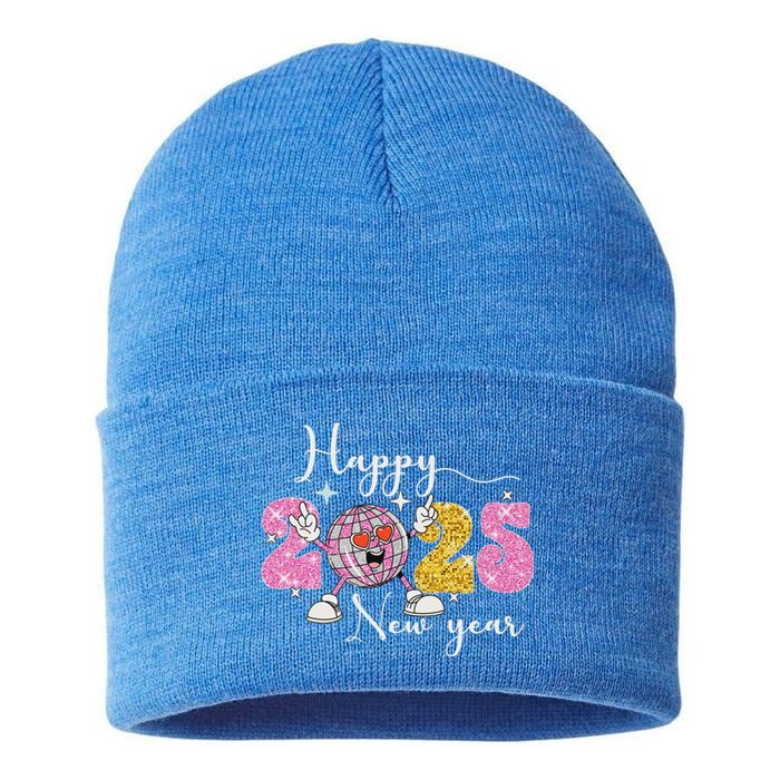 Happy New Year 2025 Party Family Matching Sustainable Knit Beanie