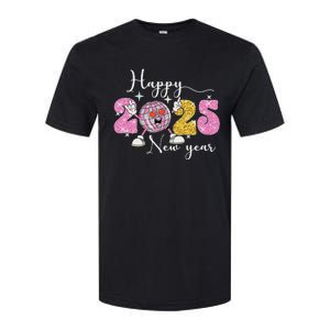 Happy New Year 2025 Party Family Matching Softstyle CVC T-Shirt