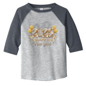 Happy New Year Party 2025 Family Matching Toddler Fine Jersey T-Shirt