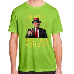 Happy New Year 2025 Funny Trump New Year New America Adult ChromaSoft Performance T-Shirt