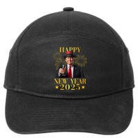 Happy New Year 2025 Funny Trump New Year New America 7-Panel Snapback Hat