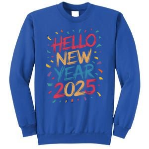 Hello New Year 2025 – Colorful Celebration Vibes Gift Sweatshirt