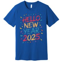 Hello New Year 2025 – Colorful Celebration Vibes Gift Premium T-Shirt