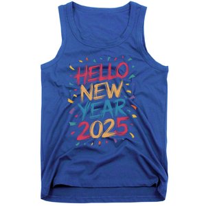 Hello New Year 2025 – Colorful Celebration Vibes Gift Tank Top