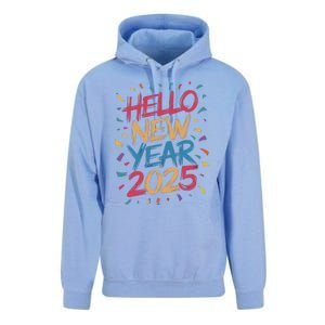 Hello New Year 2025 – Colorful Celebration Vibes Gift Unisex Surf Hoodie