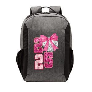 Happy New Year 2025 Disco Ball Coquette Bow Family Vector Backpack