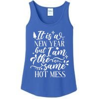 Hilarious New Year Funny Joke Same Hot Mess Cute Gift Ladies Essential Tank