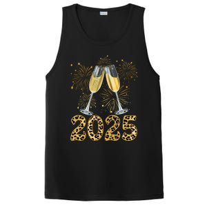 Happy New Year 2025 Champagne Fireworks New Years Eve Party Gift PosiCharge Competitor Tank