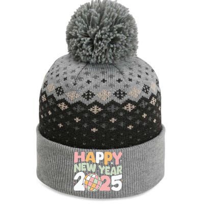 Happy New Year 2025 Holiday The Baniff Cuffed Pom Beanie