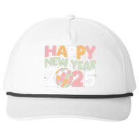 Happy New Year 2025 Holiday Snapback Five-Panel Rope Hat