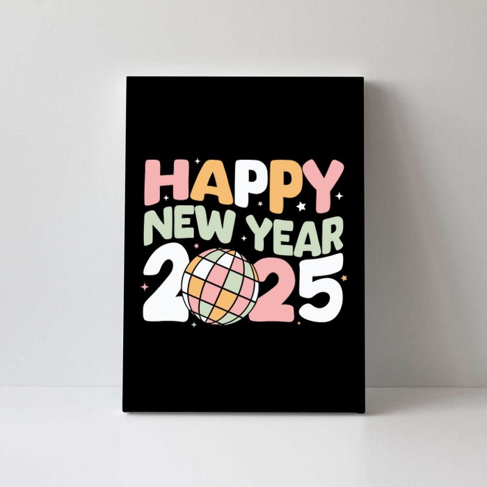 Happy New Year 2025 Holiday Canvas