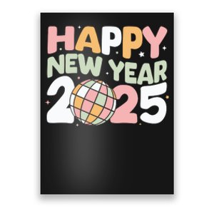 Happy New Year 2025 Holiday Poster