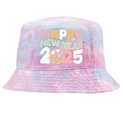 Happy New Year 2025 Holiday Tie-Dyed Bucket Hat