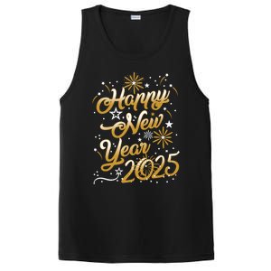 Happy New Year 2025 Confetti Fireworks New Years Eve Party Gift PosiCharge Competitor Tank