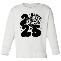 Happy New Year 2025 Toddler Long Sleeve Shirt