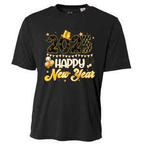 Happy New Year Party 2025 Ballon Family Matching Cooling Performance Crew T-Shirt