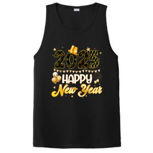 Happy New Year Party 2025 Ballon Family Matching PosiCharge Competitor Tank