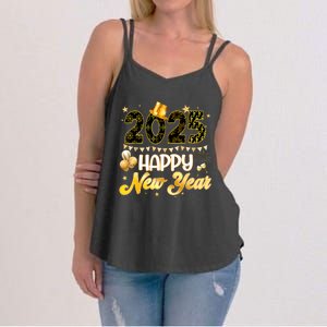 Happy New Year Party 2025 Ballon Family Matching Women's Strappy Tank