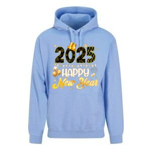 Happy New Year Party 2025 Ballon Family Matching Unisex Surf Hoodie