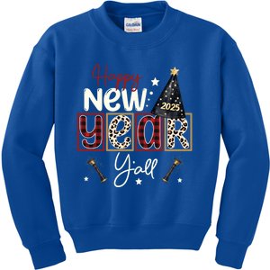 Happy New Year 2025 New Years Eve Meaningful Gift Kids Sweatshirt