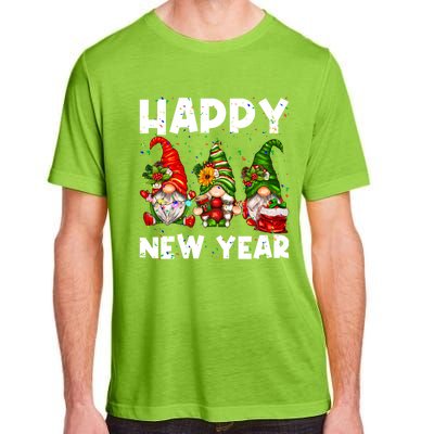 Happy New Year 2025 Gnomes Confetti New Years Eve Party Cute Gift Adult ChromaSoft Performance T-Shirt