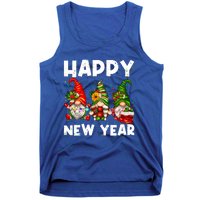 Happy New Year 2025 Gnomes Confetti New Years Eve Party Cute Gift Tank Top