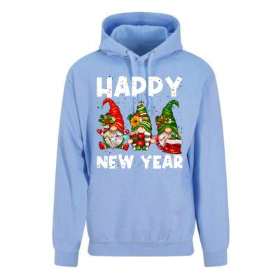 Happy New Year 2025 Gnomes Confetti New Years Eve Party Cute Gift Unisex Surf Hoodie