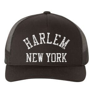 Harlem New York Arched Yupoong Adult 5-Panel Trucker Hat