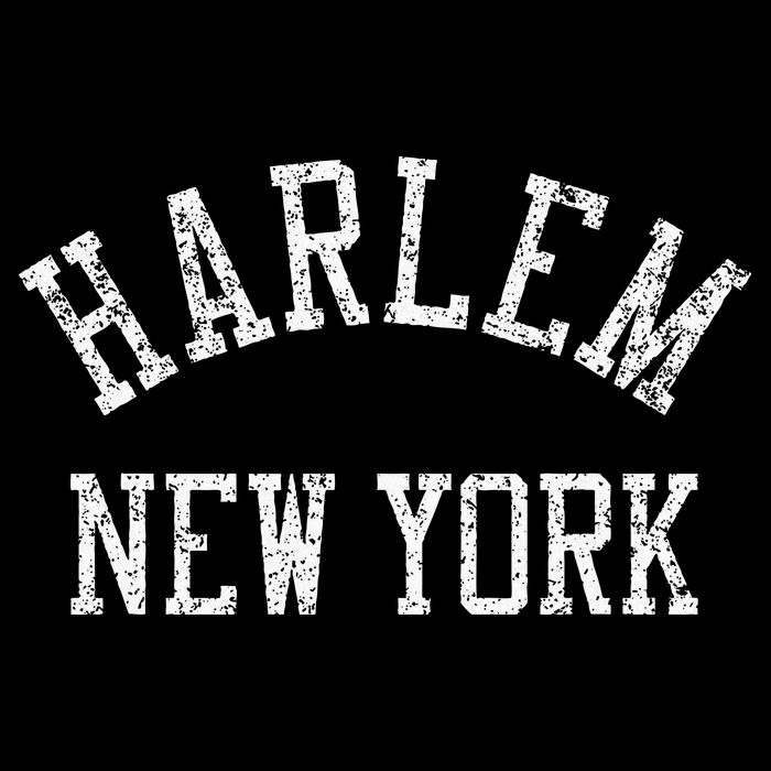 Harlem New York Arched Flat Bill Trucker Hat