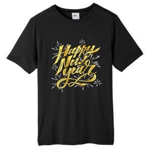 Happy New Year 2025 New Years Eve Gift Tall Fusion ChromaSoft Performance T-Shirt