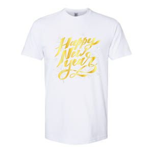 Happy New Year 2025 New Years Eve Gift Softstyle CVC T-Shirt