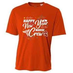 Happy New Year Nurse Crew Fireworks New Years Eve Party 2025 Great Gift Cooling Performance Crew T-Shirt