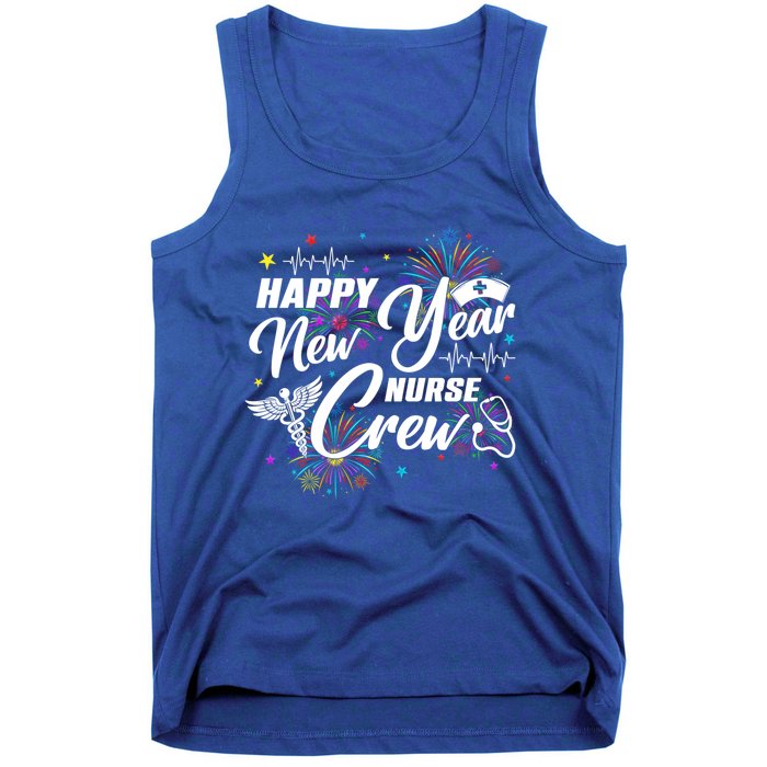 Happy New Year Nurse Crew Fireworks New Years Eve Party 2025 Great Gift Tank Top