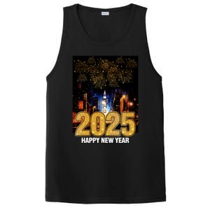 Happy New Year 2025 New York City Fireworks New Years Eve Meaningful Gift PosiCharge Competitor Tank