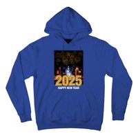 Happy New Year 2025 New York City Fireworks New Years Eve Meaningful Gift Hoodie