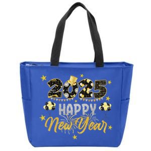 Happy New Year Party 2025 Family Matching Zip Tote Bag