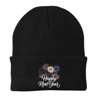 Happy New Year 2025 Fireworks New YearS Eve Party Countdown Beanie